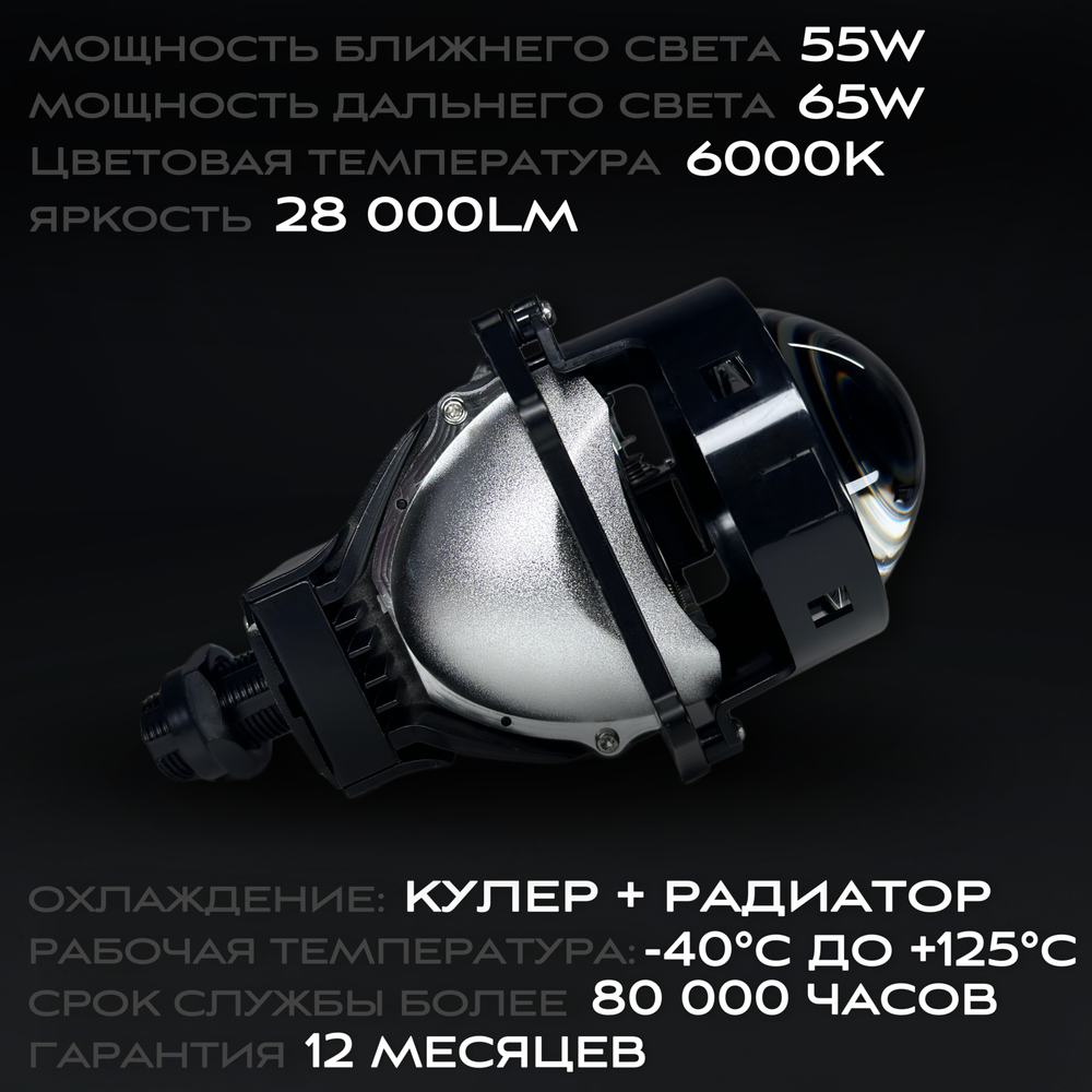 Светодиодные Bi Led модули Statlight Newborn 3.0 дюйма 2 чипа