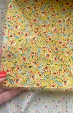 ткань (Италия) 100% хлопок ш -150см 1м