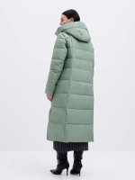 Куртка зимняя длинная с капюшоном пуховик