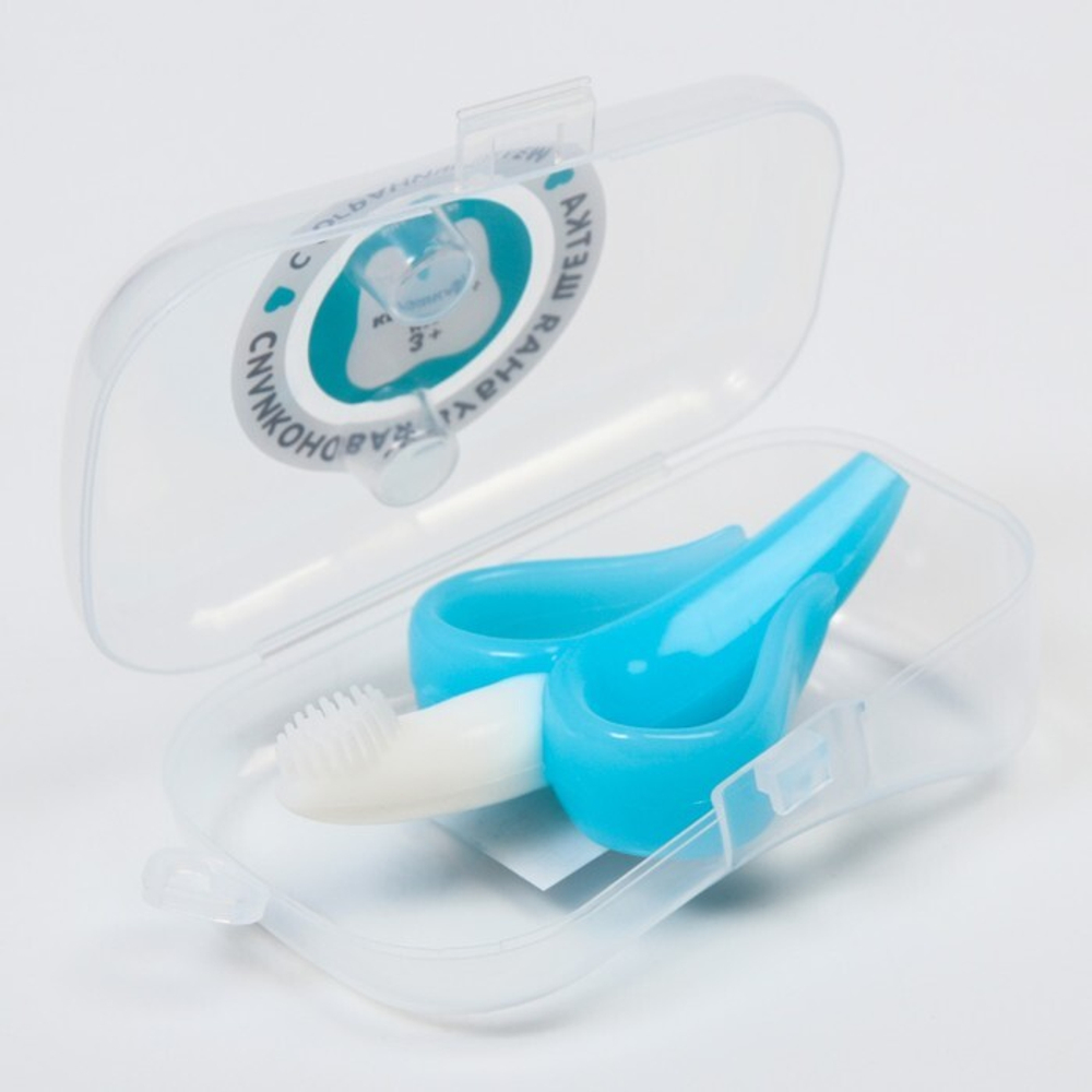 6930183 Зубная щетка "Банан" цвет голубой