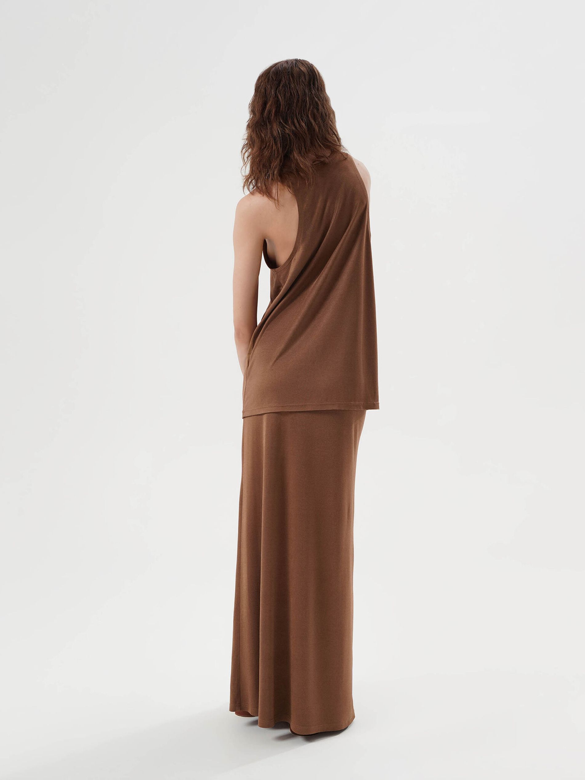 Юбка трикотажная camel