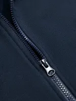 Худи Hardlunch Logo на молнии темно-синий