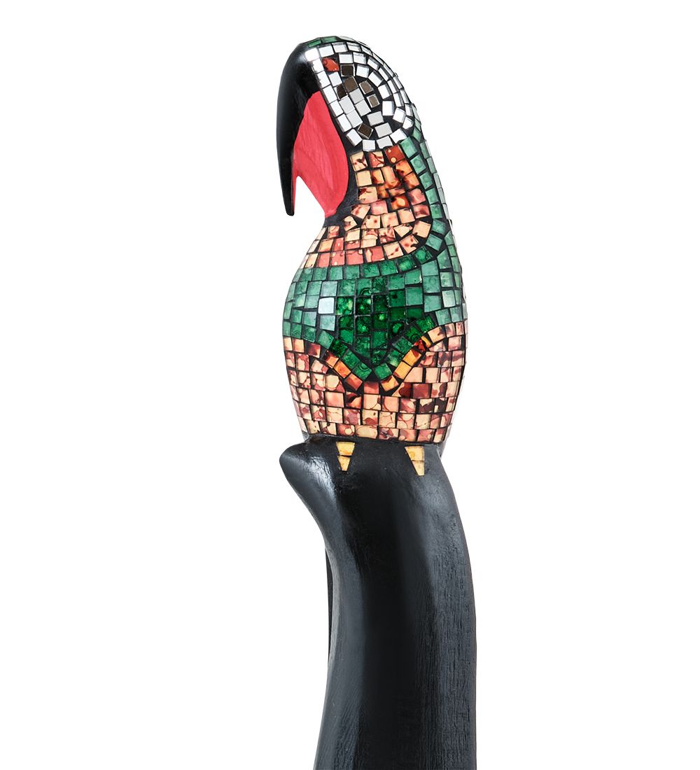 Decor and Gift 23-003-02 Статуэтка «Попугай» дерево+стекл.мозаика 60 см