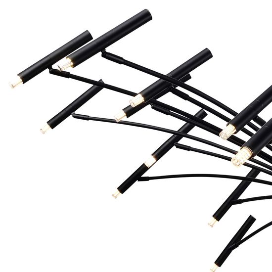 SL1214.402.24 Светильник потолочный ST-Luce Черный/Черный G9 LED 24*5W 4000K SPIDEY