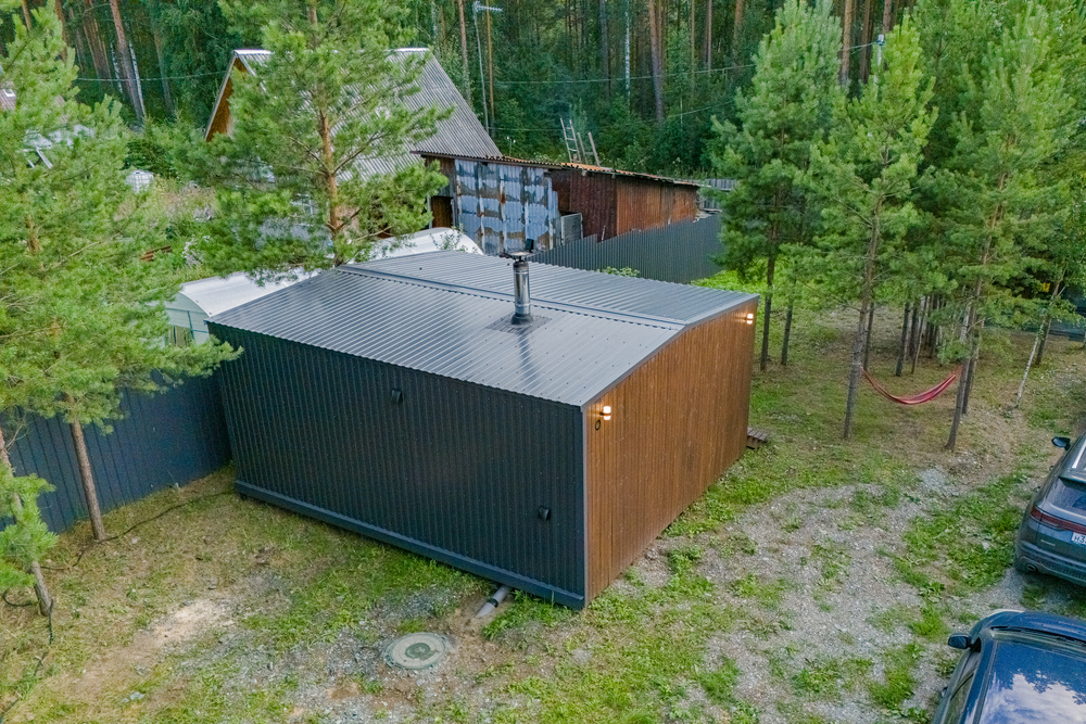 Баня Урал 15+15 ( Терраса+купель )