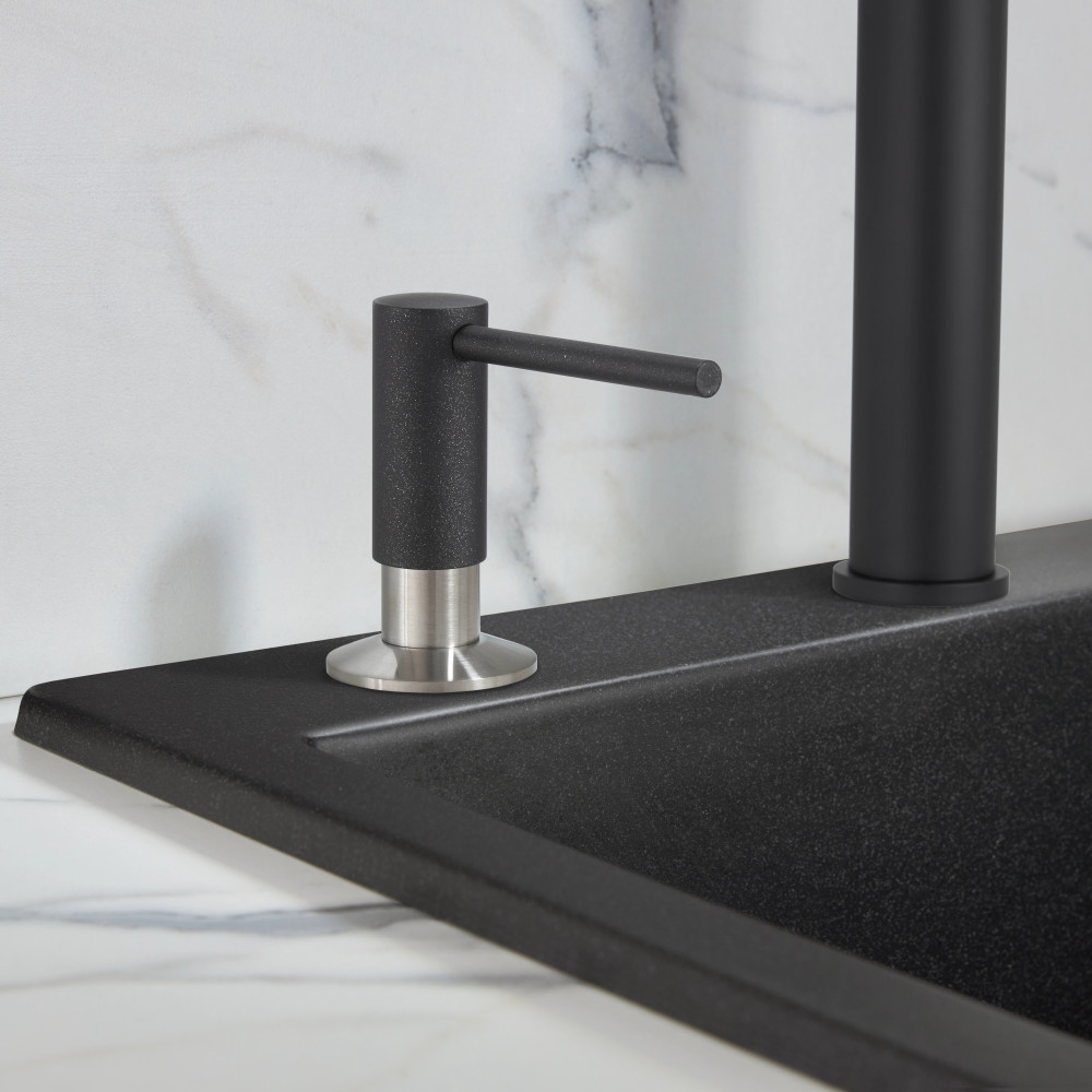 Дозатор для моющего средства MILACIO Ultra MC.931.MB чёрный матовый