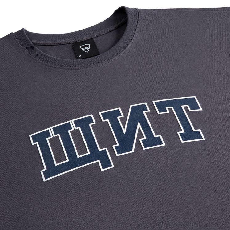 Футболка Питерский Щит ЩИТ, серый