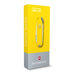 Нож-брелок Victorinox Classic SD Colors, 58 мм, 7 функций, "Sunny Side"