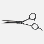 Прямые длинные парикмахерские ножницы black edition BE-01