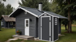 Пластиковый сарай Black Fox Modernist A 4x3