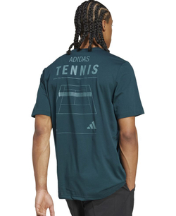Теннисная футболка Adidas Padel Category Graphic - aurora ivy