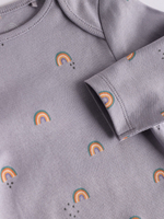 Боди с длинным рукавом для малышей Next N95-304, 7 шт., Белый, Розовый, Салатовый