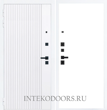 Вертикаль Белая гладкая без рисунка