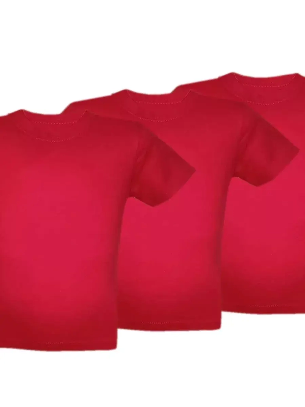 Футболка однотонная для садика и школы.Набор 3 шт.