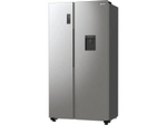 Холодильник двухкамерный Gorenje NRR9185EAXLWD Side by Side серебристый