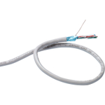 Кабель витая пара F/UTP 5e кат. 4 пары Exegate FUTP4-C5e-CU-S26-IN-PVC-GY-305