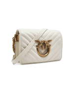 Skórzana наплечная сумка LOVE CLICK MINI SHEEP NAPPA CH Pinko - белый(100067 A0GK)