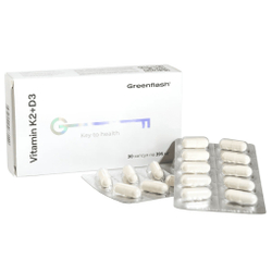 Greenflash Vitamin Витамин K2+D3 в активной форме, 30капсул