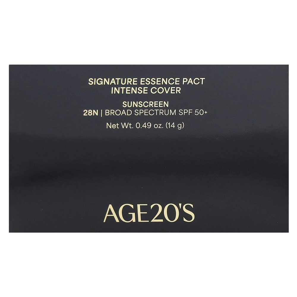 AGE20'S, Signature Essence Pact, Intense Cover, SPF 50+, 28N, 14 г (0,49 унции)