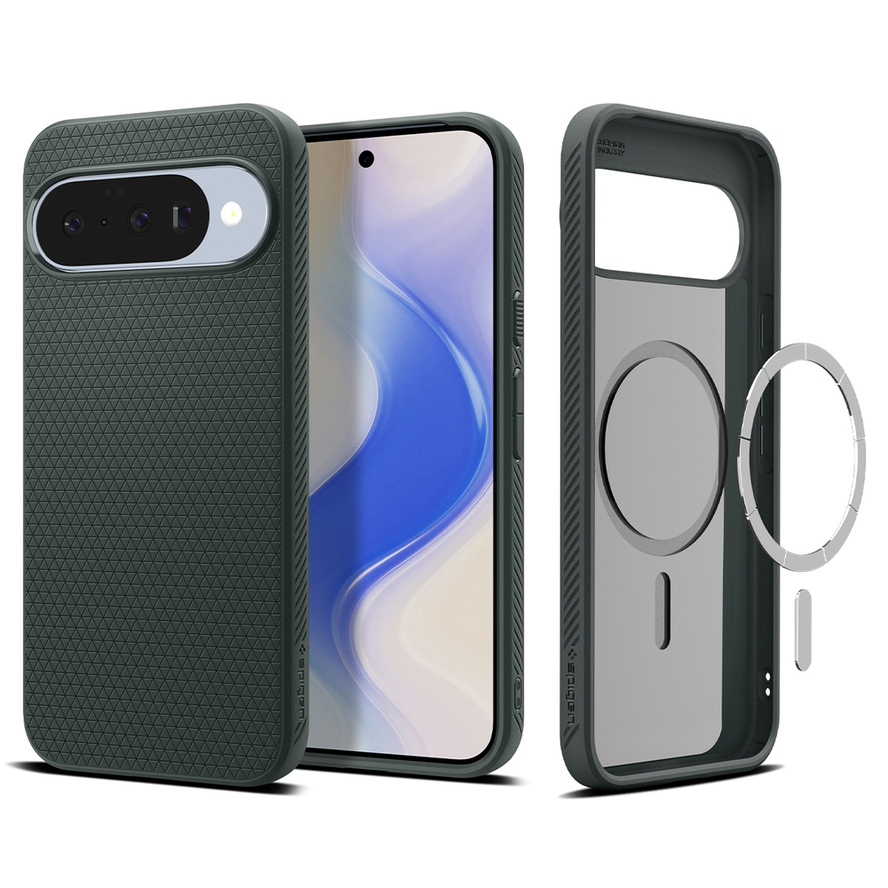 Чехол Spigen Liquid Air (Magsafe) для Google Pixel 10/ 10 Pro зеленый