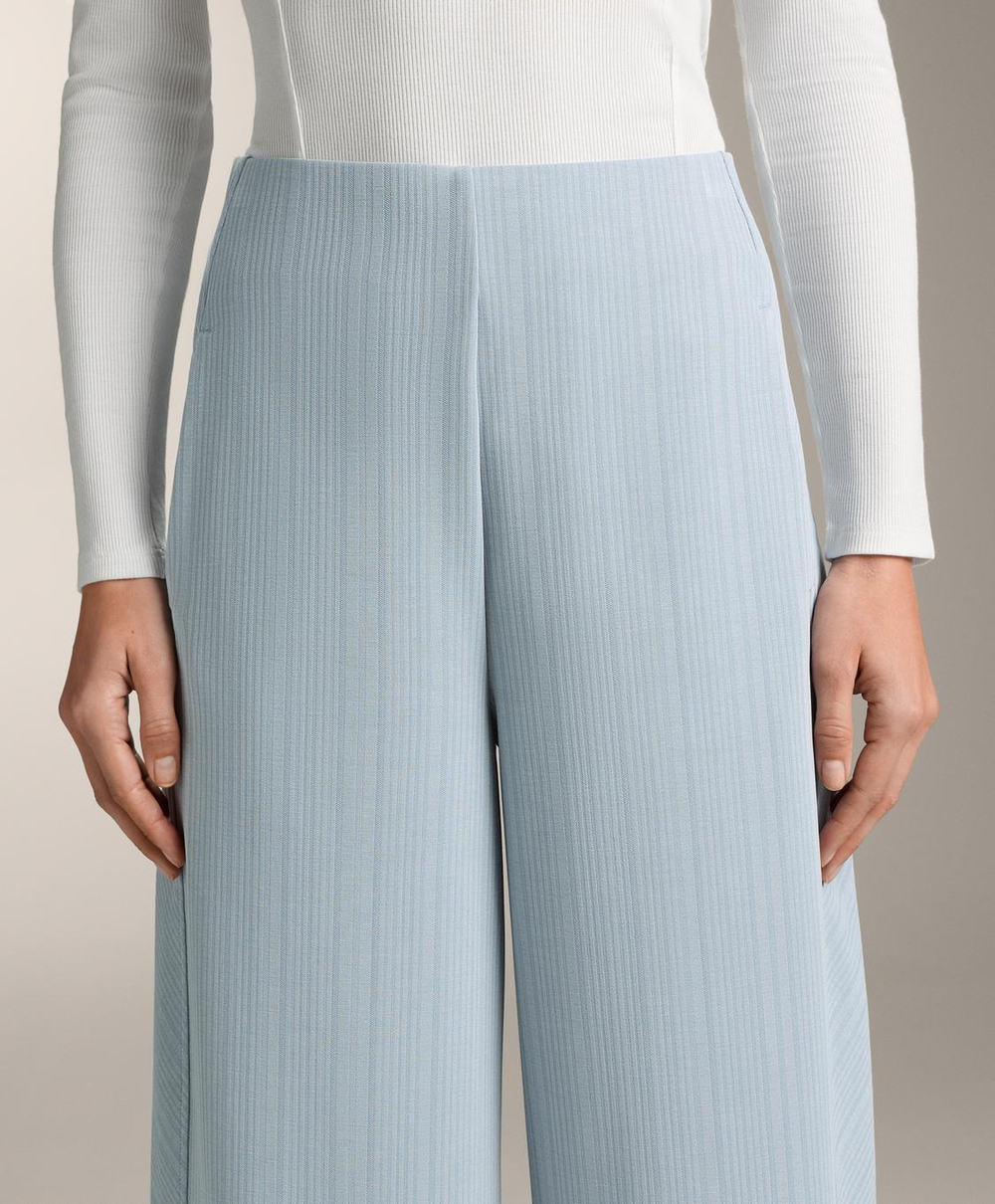 OYSHO Полосатые брюки с модалом, пыльно-голубой