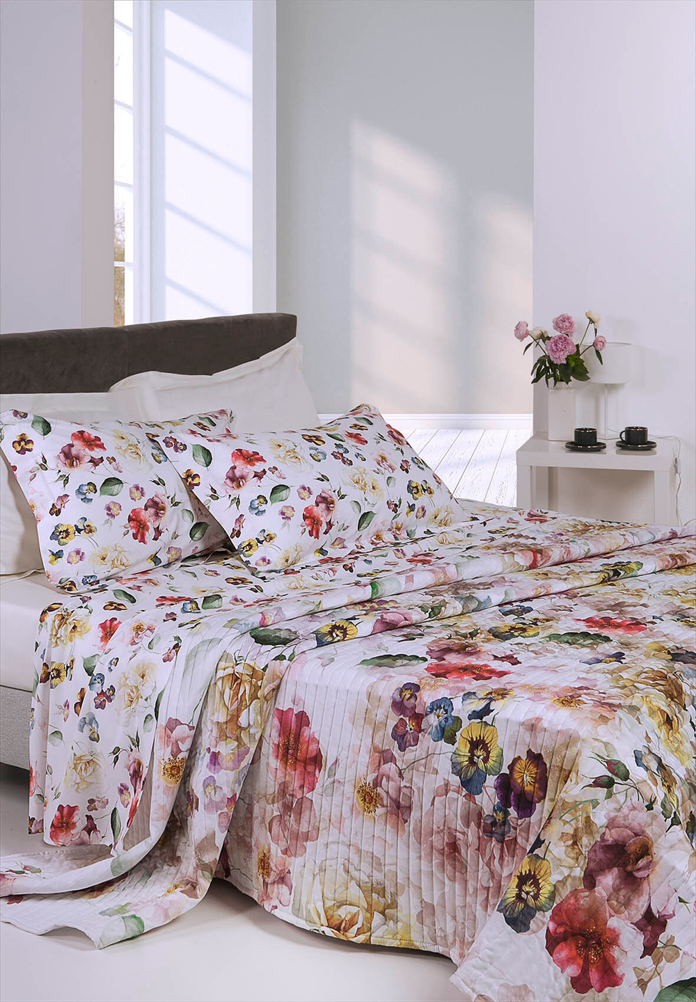 Постельное белье 2 спальное евро Mirabello Blooming