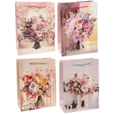 Пакет подарочный «Нотюрморт» 18*24*8.5 см, микс