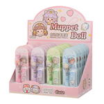 Карандаш автоматический, чернографитный, JIANDAN, с запасными грифелями, 4 цвета корпуса со зверятками, 24 шт