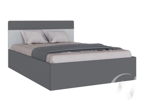 Корпус кровати 1;4м Спальня Вегас (графит серый/камень серый)