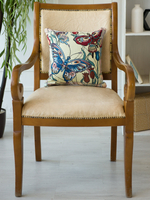 Декоративный гобеленовый чехол для интерьерной подушки Бабочка 38*38