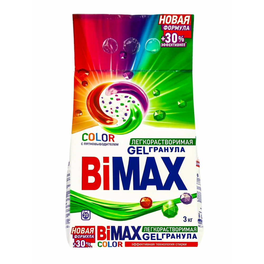 Стиральный порошок Bimax для цветного белья 3 кг