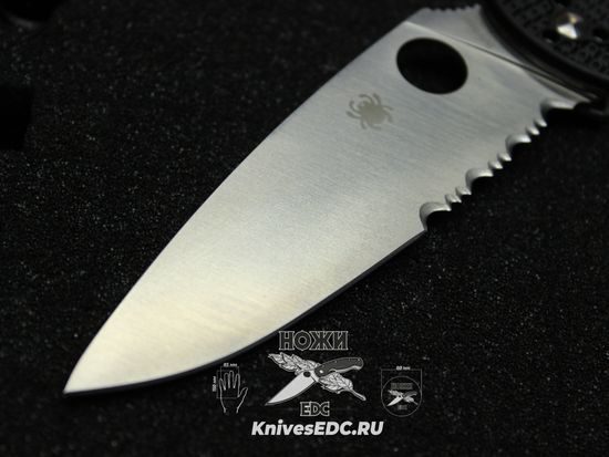Складной нож Spyderco Resilience Lightweight 142PSBK c клинком из стали 8Cr13MoV, рукоять FRN