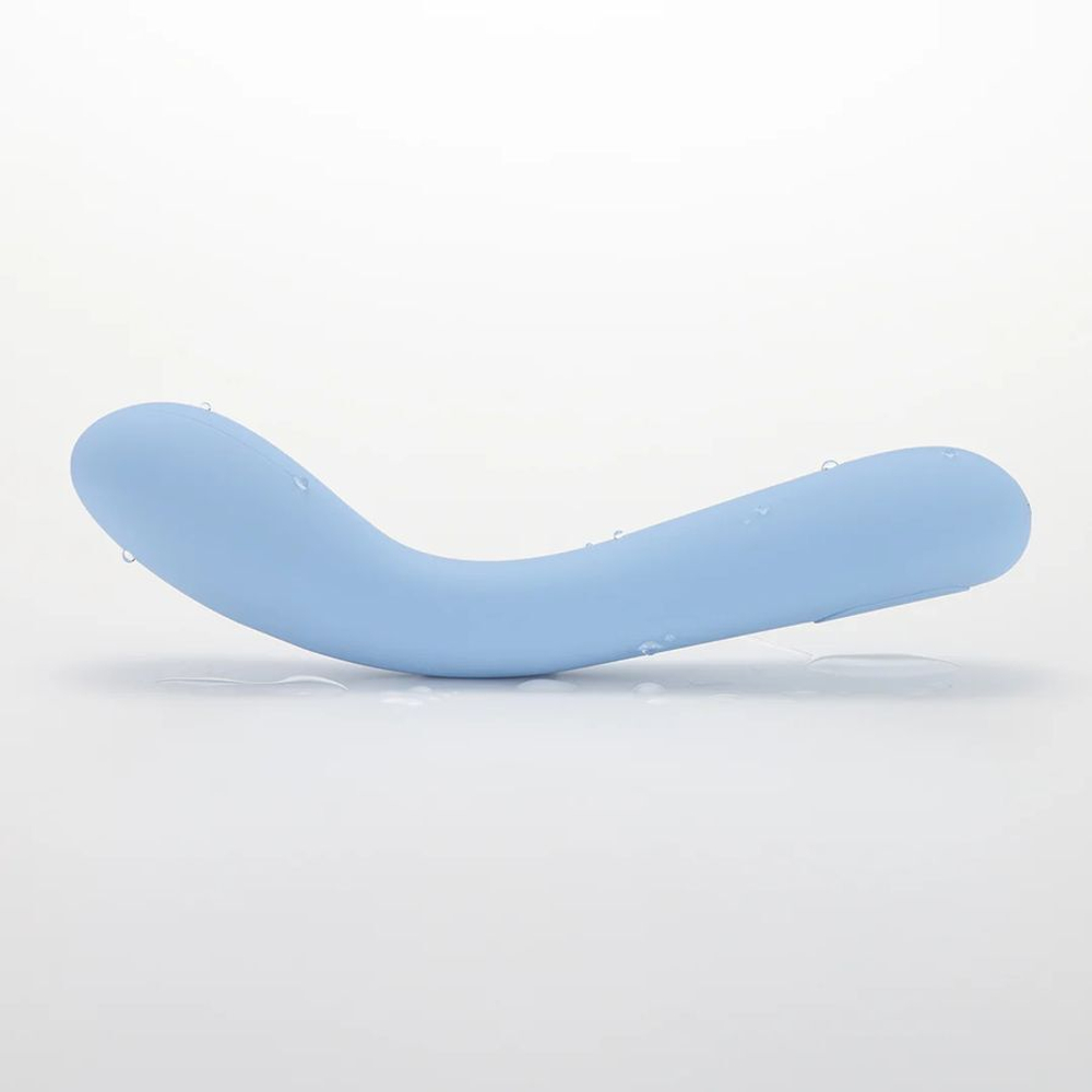 Голубой вибратор Iroha Mai Ruri - 17,4 см.