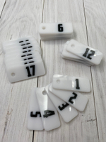 Номерки для ключей 20х50 (Комплект)