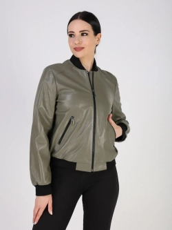 Кожаная куртка демисезонная Турция бомбер