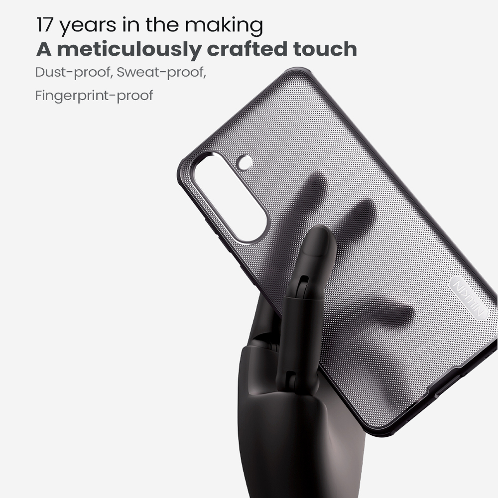 Противоударный чехол тонированный прозрачный для Samsung Galaxy S25 FE, серия Super Frosted Shield Pro от Nillkin