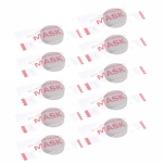 Набор косметический «Beauty Bar», 10 масок, цвет белый