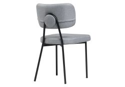 Стул на металлокаркасе Вакао серый / черный