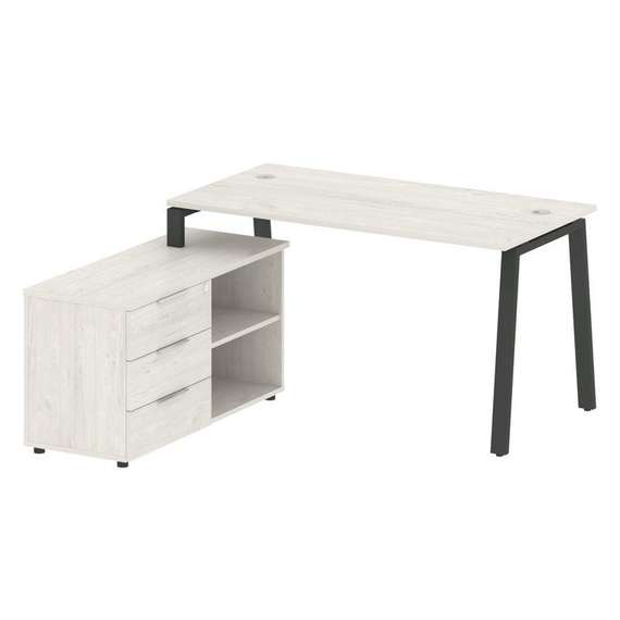 Метал Систем Рабочая станция с тумбой на А-образном м/к БА.РС-СТС-2.3 (L)