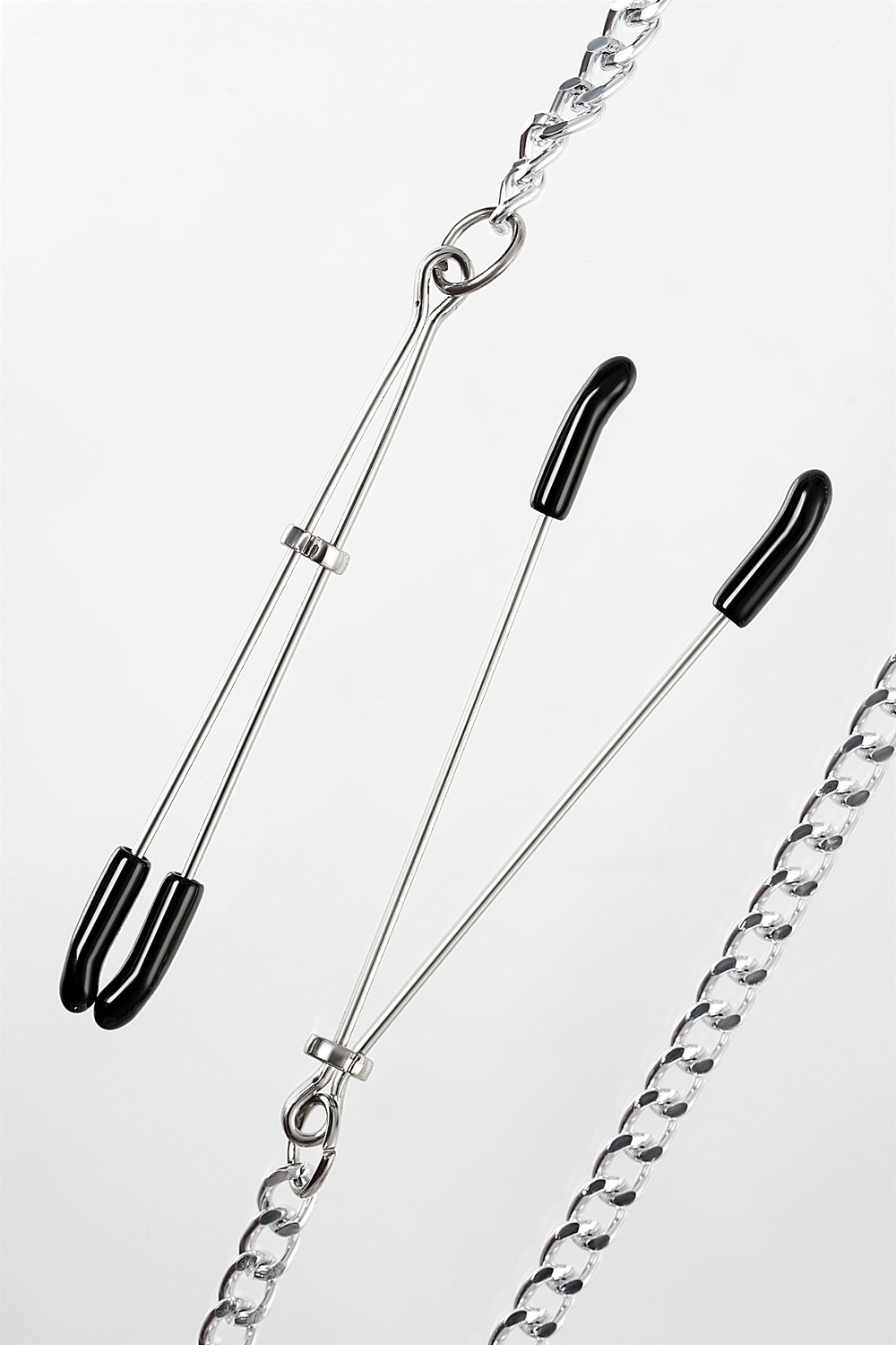 Зажимы на соски «Вилки» на цепочке