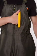 Зимний мужской костюм Onerus Фишер -45 (Таслан) Зеленый/Желтый