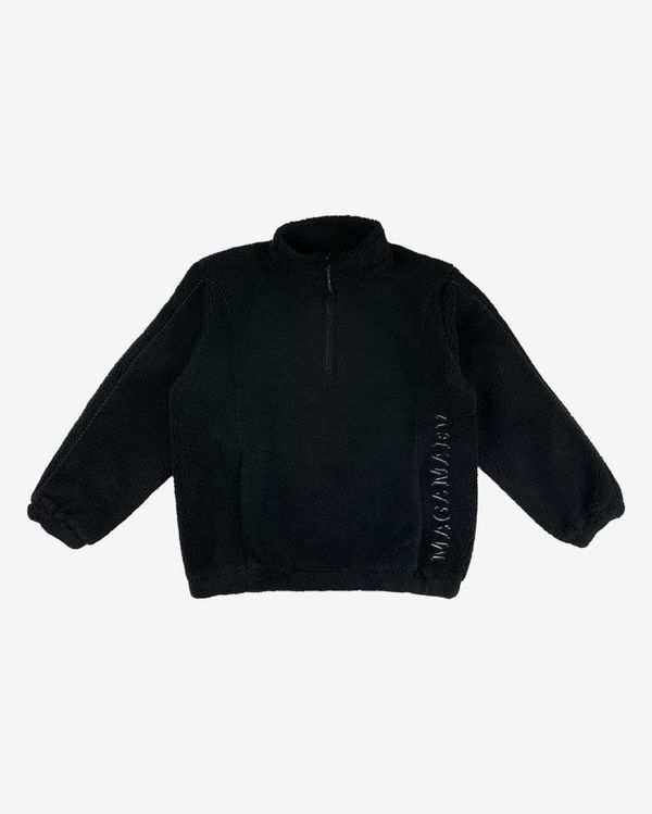 Толстовка Turbofleece halfzip черная - фото 1