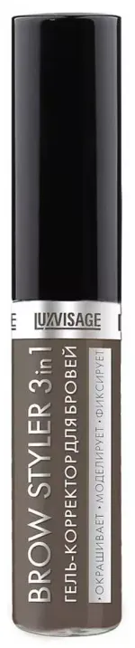 Гель-корректор для бровей LuxVisage BROW STYLER - 4 Эспрессо