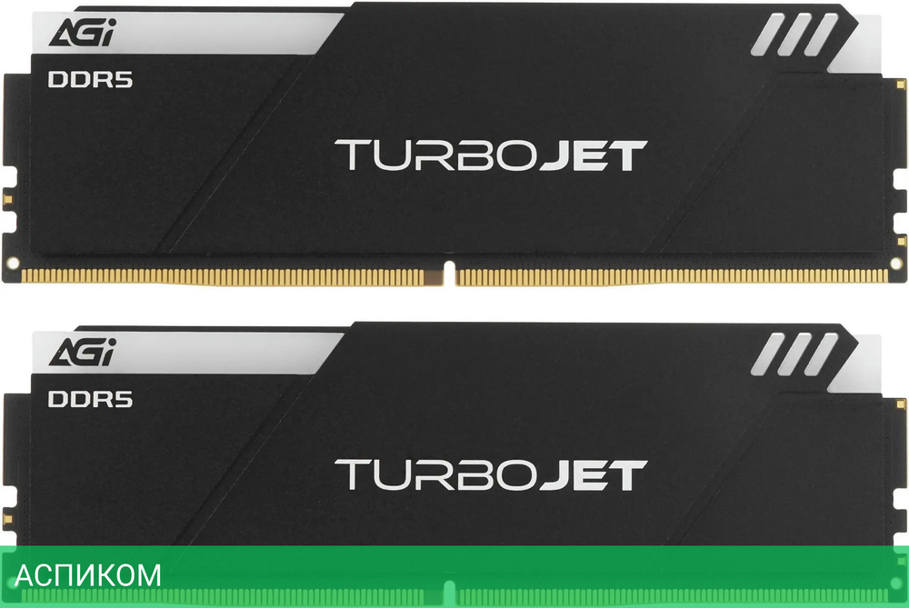 Оперативная память AGI Turbojet RGB 2х16GB DDR5 DIMM PC5-48000 (AGI6APC16UD858)