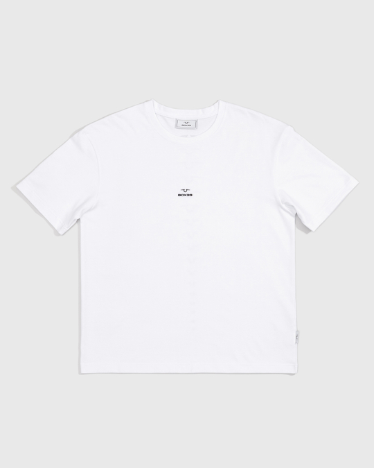 Футболка свободного кроя, белый, размер XXXL