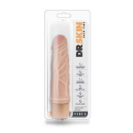Blush Novelties Dr. Skin Cock Vibe 3 – телесный реалистичный вибратор без мошонки с плавной вибрацией, 18,4 см