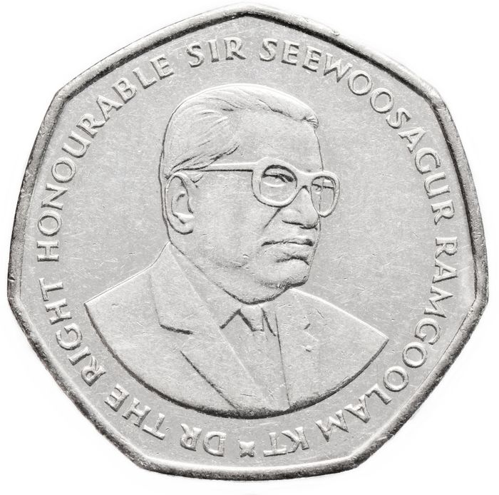 10 рупий 2016 Маврикий XF-AU