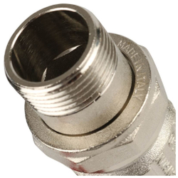 Кран ITAP шаровой с накидной гайкой полнопроходной (бабочка), 1", IDEAL 098