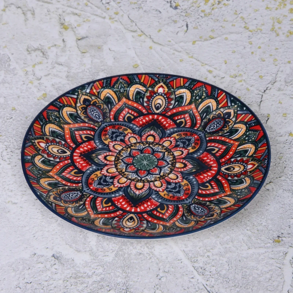 Тарелка керамическая «Марракеш» синяя 20,5*2,5см