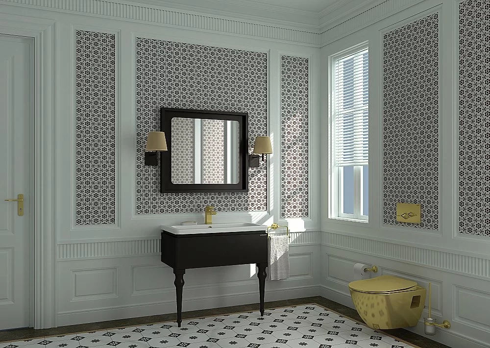 Зеркало Creavit Art 80 AR4001.01.SS черное